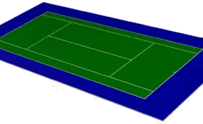 Junior 50x100 Tennis Court