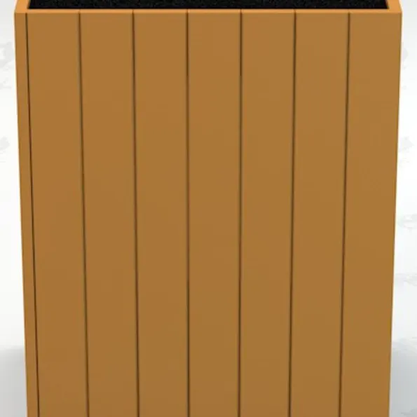 Standard Square Trash Receptacle