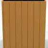 Standard Square Trash Receptacle thumbnail 4