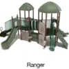 Ranger Color Scheme: Posts- Brown; Rails- Rainforest Green; Roofs/Climbers/Slides- Mossy Stone; Panels- Beige