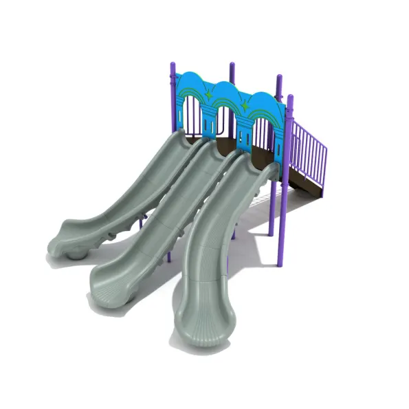 Freestanding Triple Sectional Split Slide
