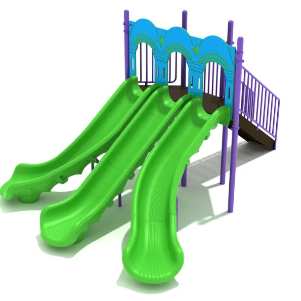 Freestanding Triple Sectional Split Slide