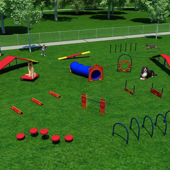 Complete Dog Park Agility System
