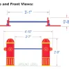 Dog Park Adjustable Jump Bar thumbnail 4