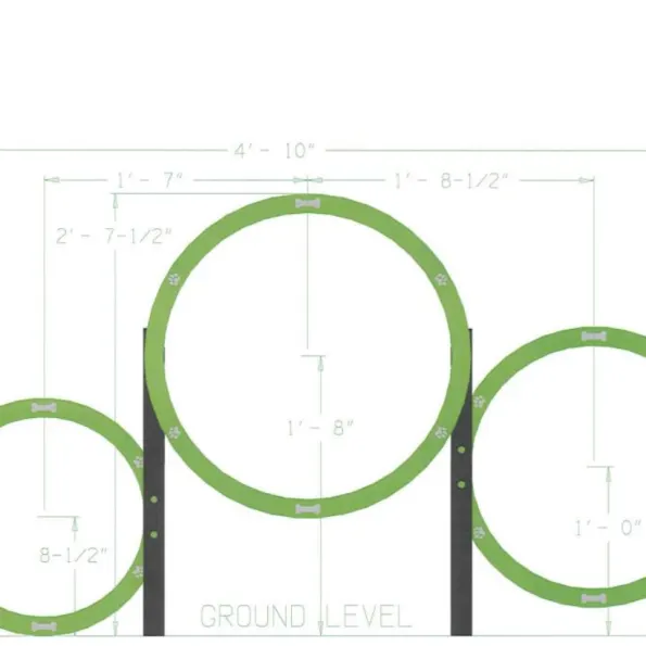 Husky Triple Hoop