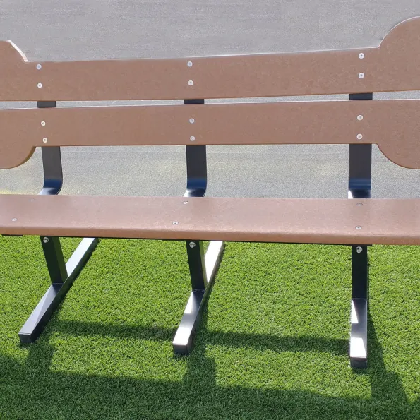 6' Biscuit Bone Dog Park Bench