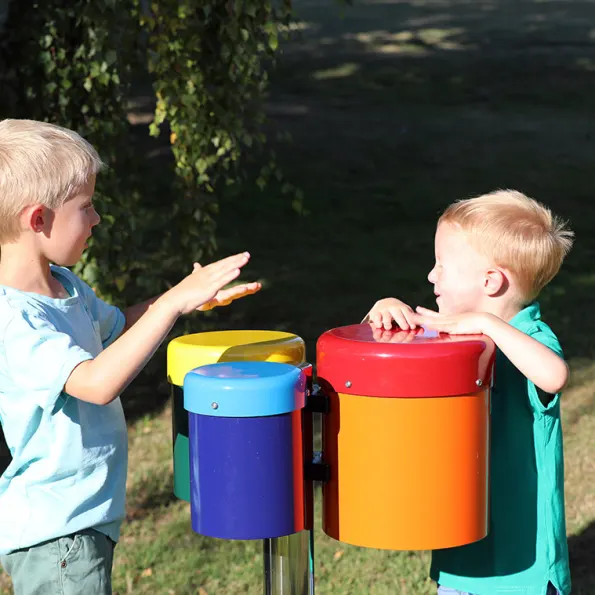 Rainbow Bongos Outdoor Instrument