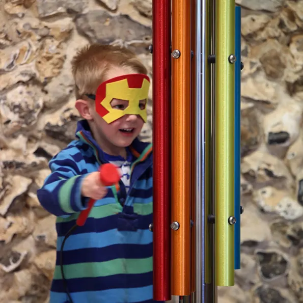 Rainbow Penta Post Outdoor Instrument