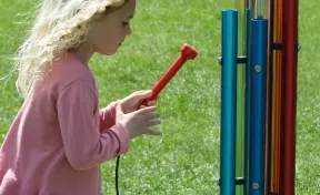 Rainbow Penta Post Outdoor Instrument