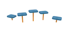 Stepping Pads for Dog Park - Set of 5