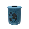 Dog Park Themed Trash Receptacle thumbnail 1