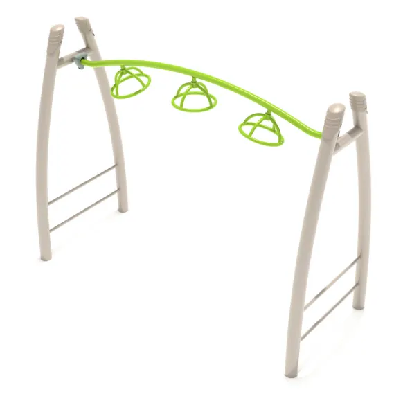Curved Post 3-Wheel Overhead Spinner