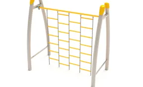 Curved Post Chain Climbing Wall