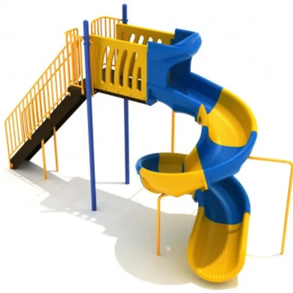 Freestanding Sectional Spiral Slide
