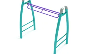 Curved Post Overhead Parallel Bar Climber