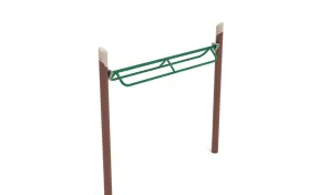 Single Post Overhead Parallel Bar Climber