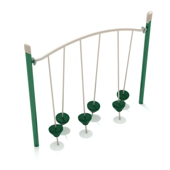 Single Post Tilted Pebble Bridge