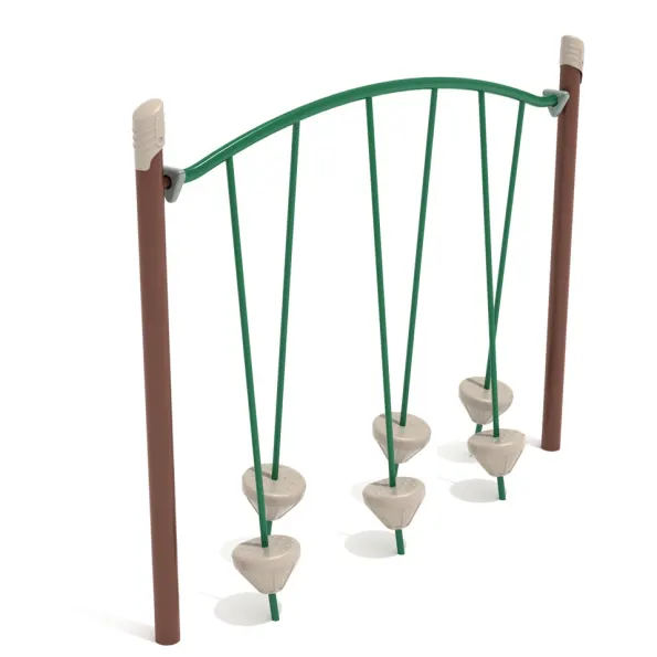 Single Post Tilted Pebble Bridge