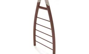 Curved Post Straight Rung Vertical Ladder