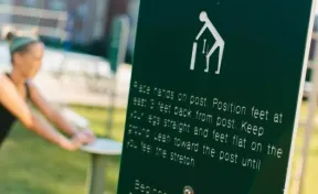 Outdoor Fitness Instructional Signs