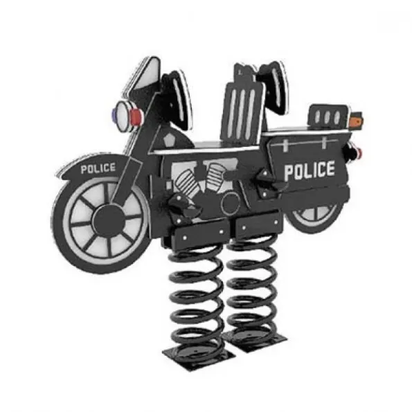 2-Seat Police Motorcycle Spring Rider