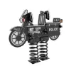 2-Seat Police Motorcycle Spring Rider thumbnail 2