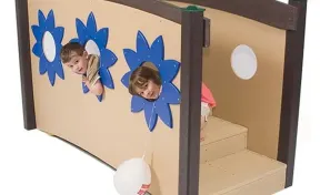Triple Stepper Bridge with Flower Faces