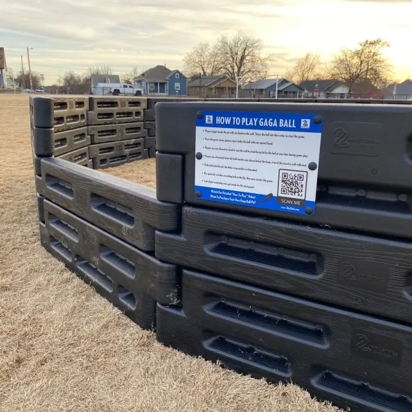 In-Ground High-Wall Gaga Ball Pit