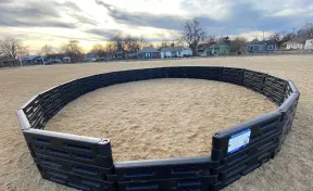 In-Ground High-Wall Gaga Ball Pit