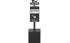 Complete Dog Waste Station with Single Pull