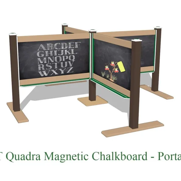 4' Magnetic Chalkboard