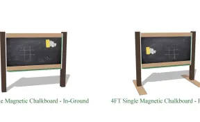 4' Magnetic Chalkboard