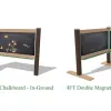 4' Magnetic Chalkboard thumbnail 3