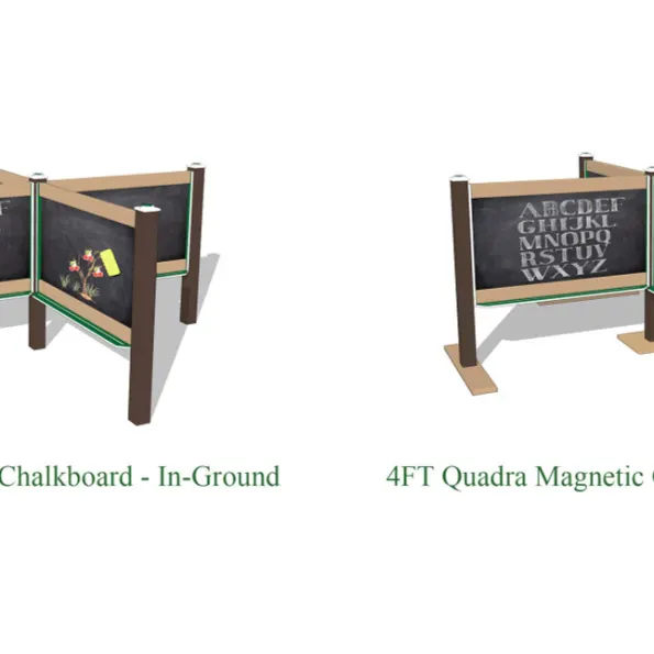 4' Magnetic Chalkboard
