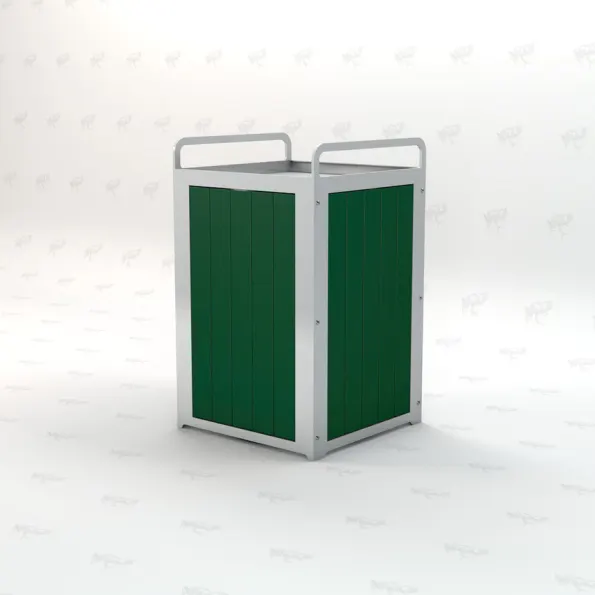 32 Gallon Plaza Trash Receptacle