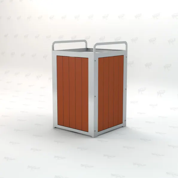 32 Gallon Plaza Trash Receptacle