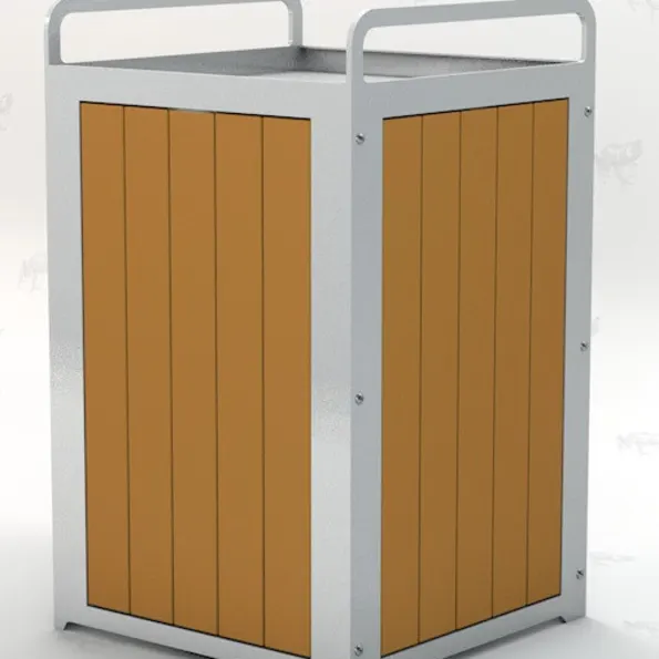 32 Gallon Plaza Trash Receptacle