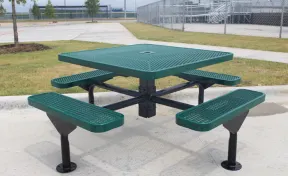 Square Nexus Pedestal Table
