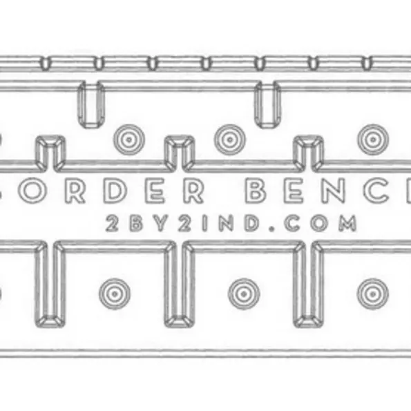 Playground Border Bench
