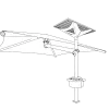 Single Post Pyramid Cantilever Shade thumbnail 12