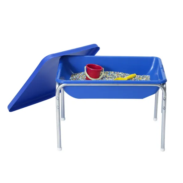 Small Blue Sensory Table with Lid