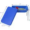 Small Blue Sensory Table with Lid thumbnail 3