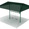 Shaded 1-Bay Single Post Swings thumbnail 1
