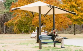 8' Shaded Bench