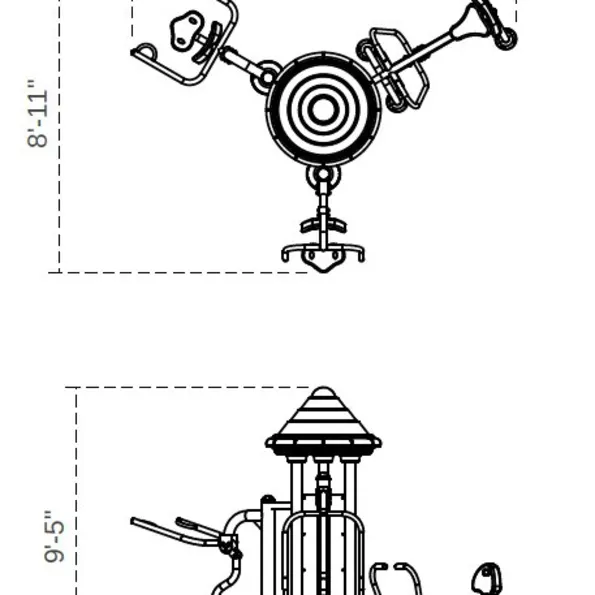 Royal Triple Upper Body Combo Station