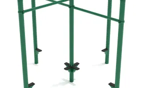 Quadruple Pull-Up Bar Unit