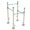 Inclined Quadruple Station Chin Up Bars thumbnail 1