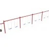 4-Bay 2 Cantilever Swings thumbnail 3