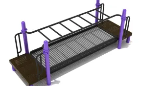 Monkey Bar Roller Slide