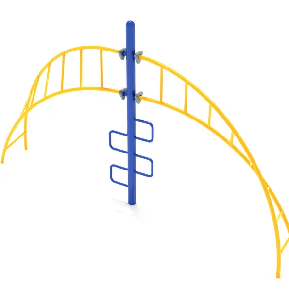 Curved Helix Climbing Ladder